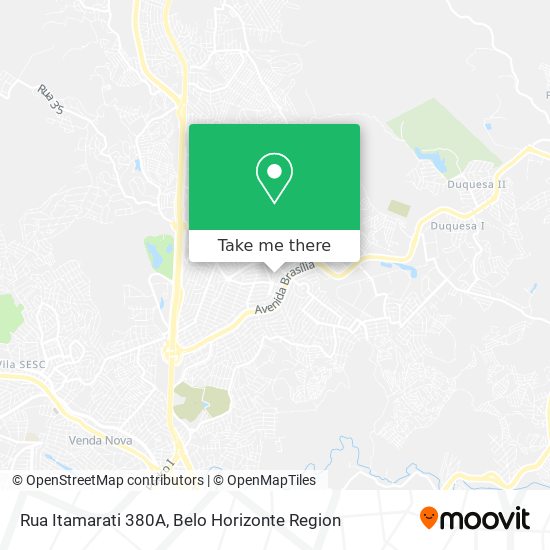 Rua Itamarati 380A map