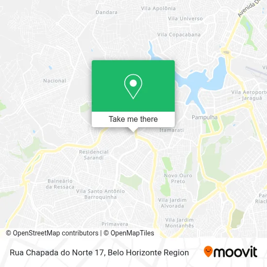 Rua Chapada do Norte 17 map