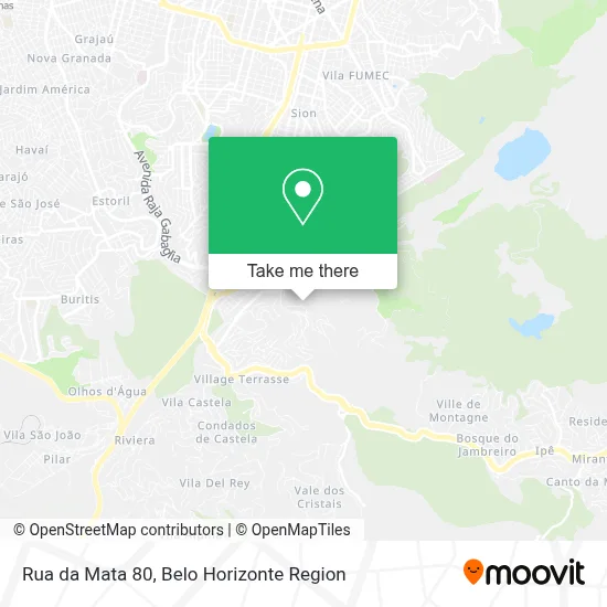 Rua da Mata 80 map