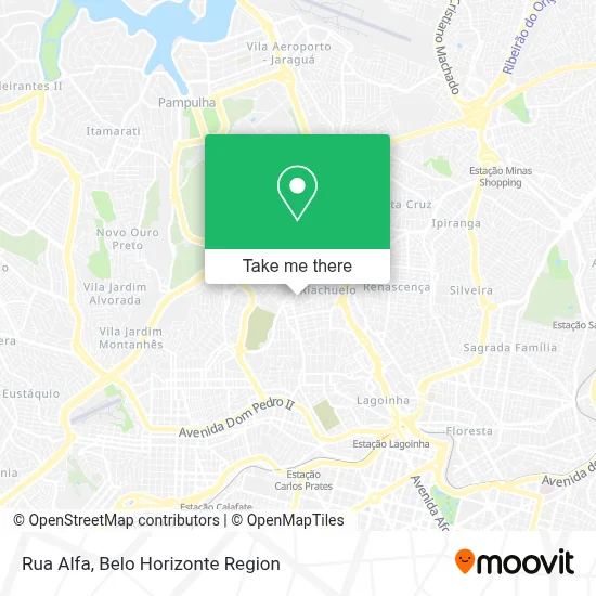 Rua Alfa map