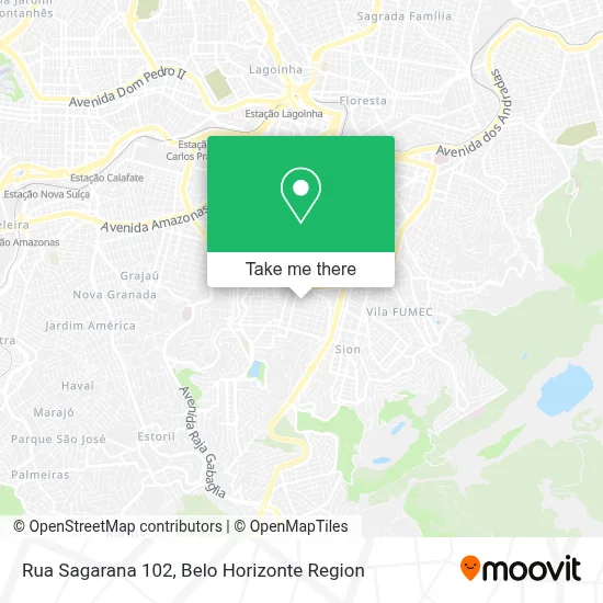 Rua Sagarana 102 map