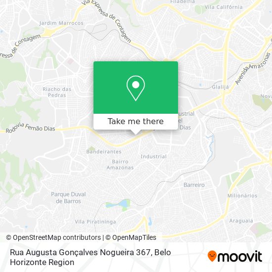 Rua Augusta Gonçalves Nogueira 367 map