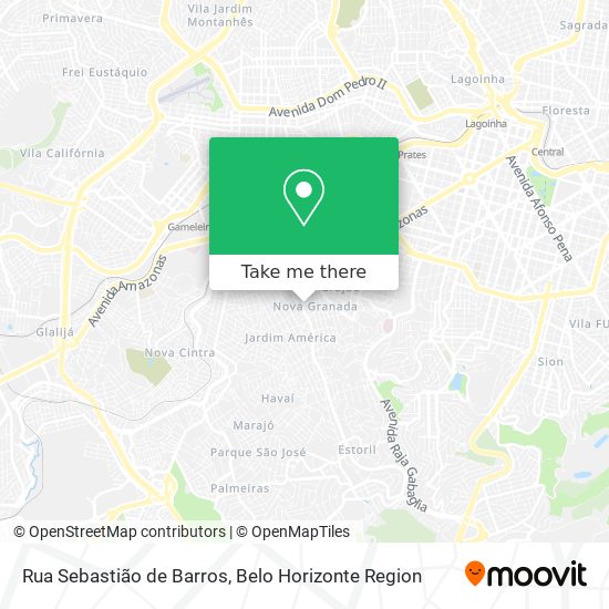 Rua Sebastião de Barros map