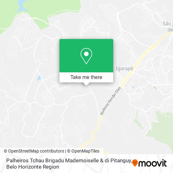 Palheiros Tchau Brigadu Mademoiselle & di Pitanguy map