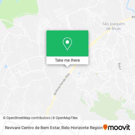 Revivare Centro de Bem Estar map