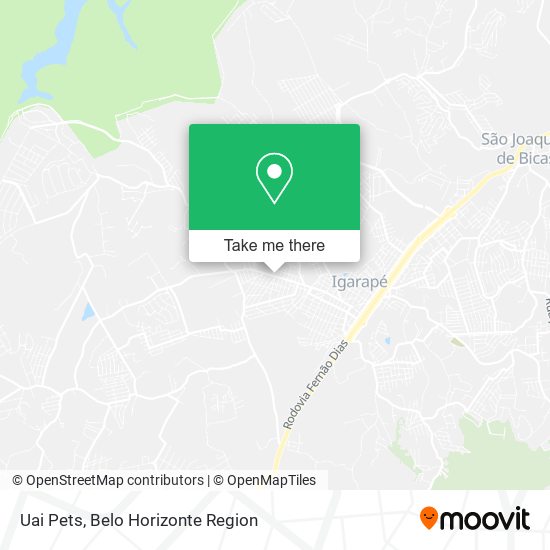 Uai Pets map