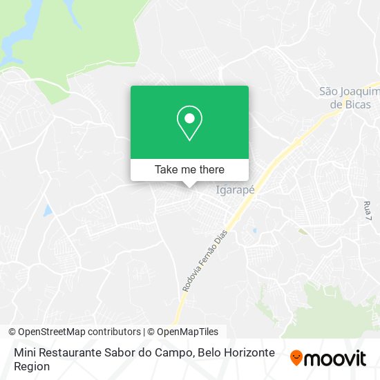 Mini Restaurante Sabor do Campo map