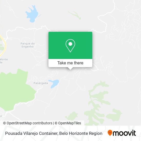 Mapa Pousada Vilarejo Container