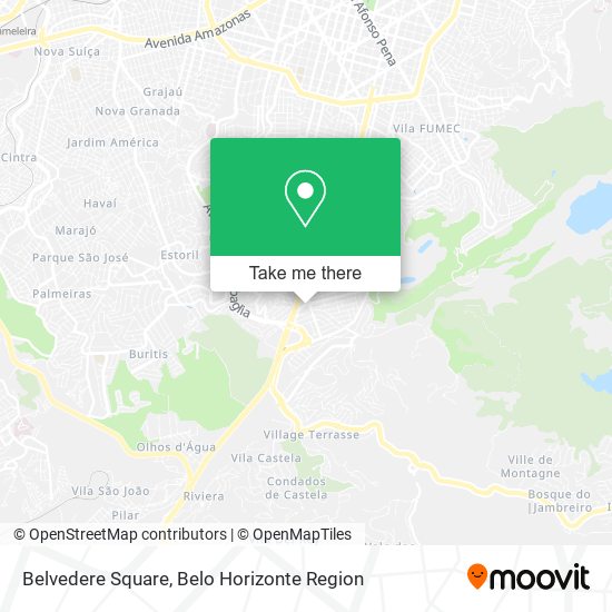 Belvedere Square map