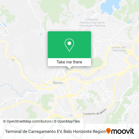 Terminal de Carregamento EV map