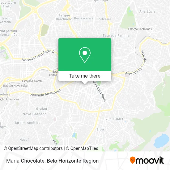 Maria Chocolate map