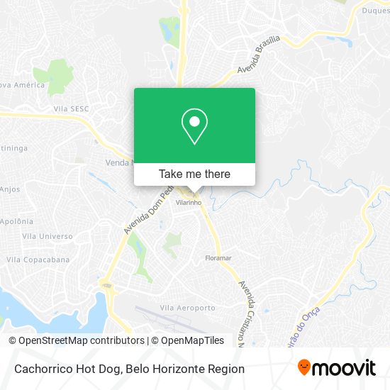Cachorrico Hot Dog map