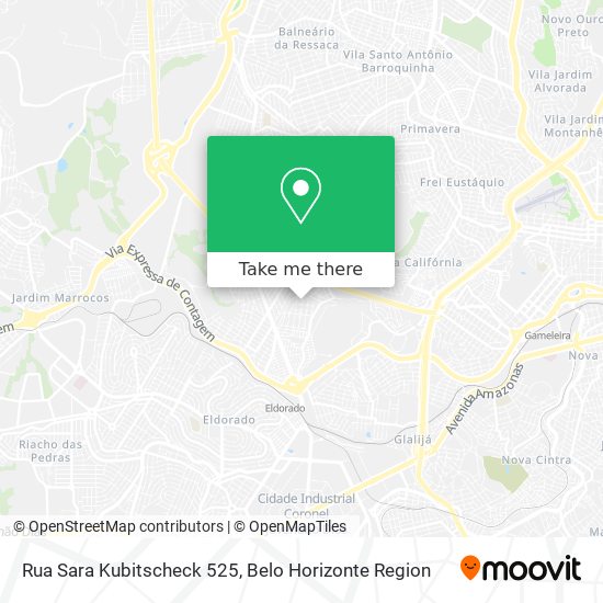 Rua Sara Kubitscheck 525 map