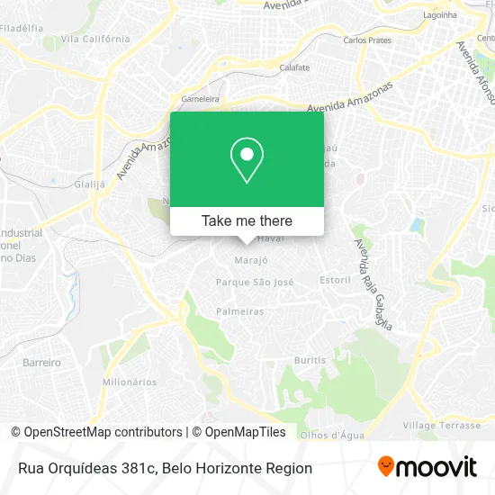 Rua Orquídeas 381c map