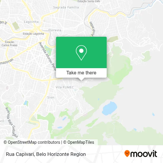 Rua Capivari map