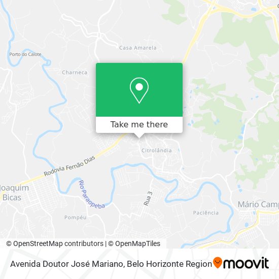 Avenida Doutor José Mariano map