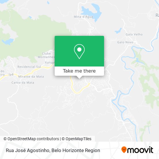 Rua José Agostinho map