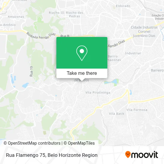 Rua Flamengo 75 map