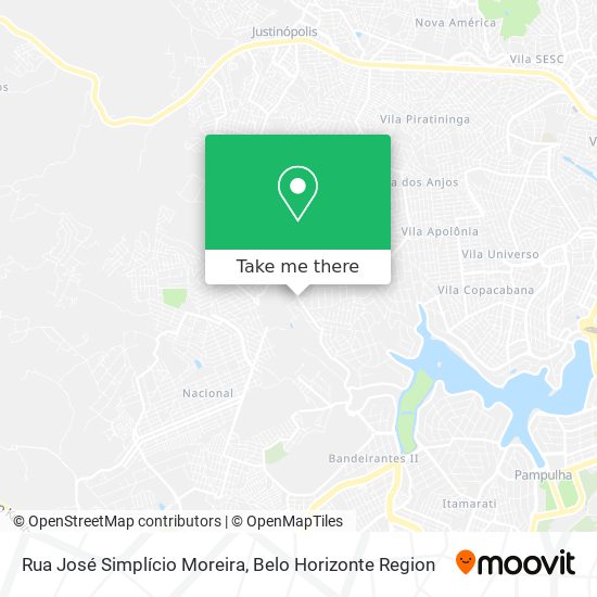 Rua José Simplício Moreira map