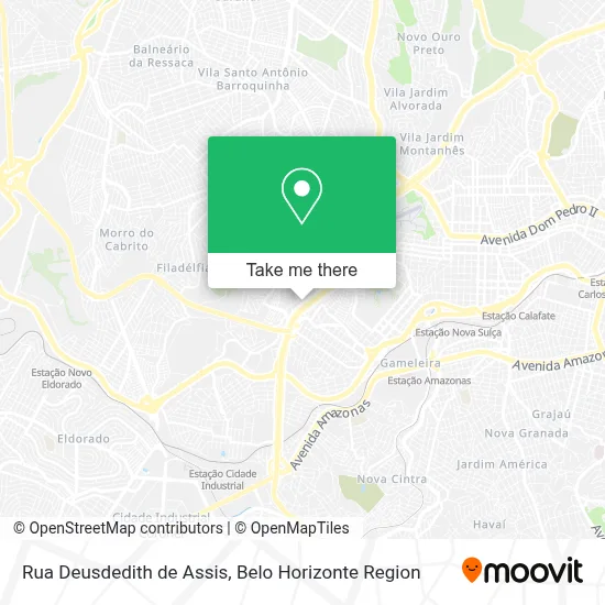 Rua Deusdedith de Assis map