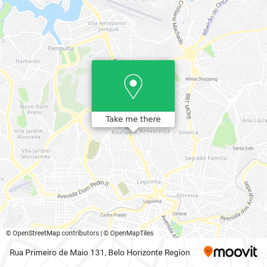 Rua Primeiro de Maio 131 map