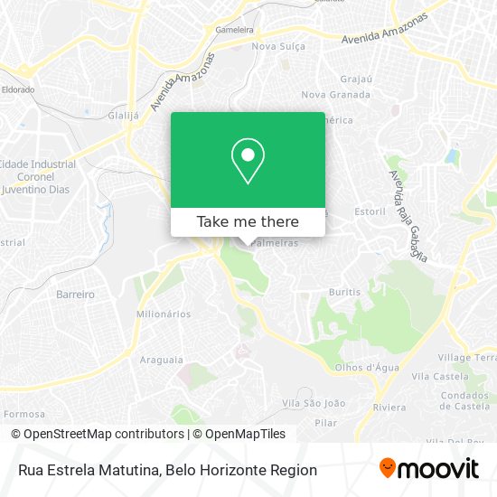 Rua Estrela Matutina map