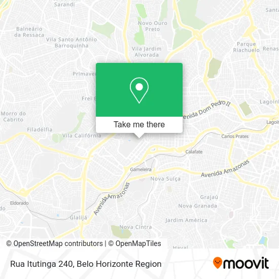 Rua Itutinga 240 map