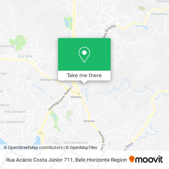 Rua Acácio Costa Júnior 711 map