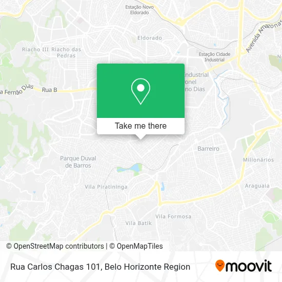 Rua Carlos Chagas 101 map