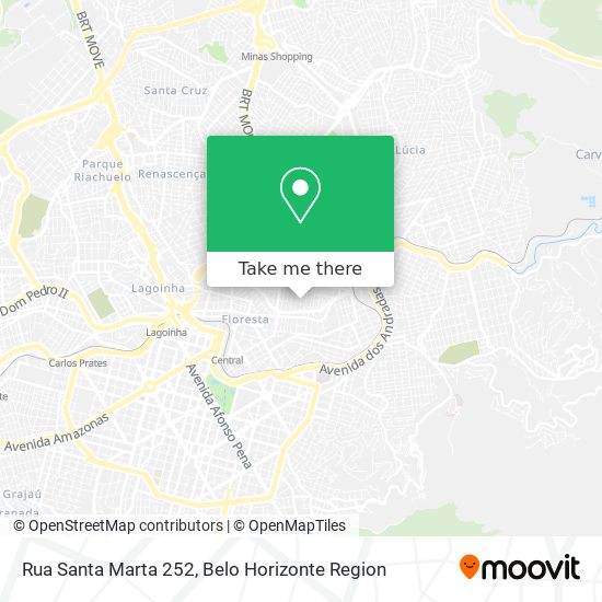 Rua Santa Marta 252 map