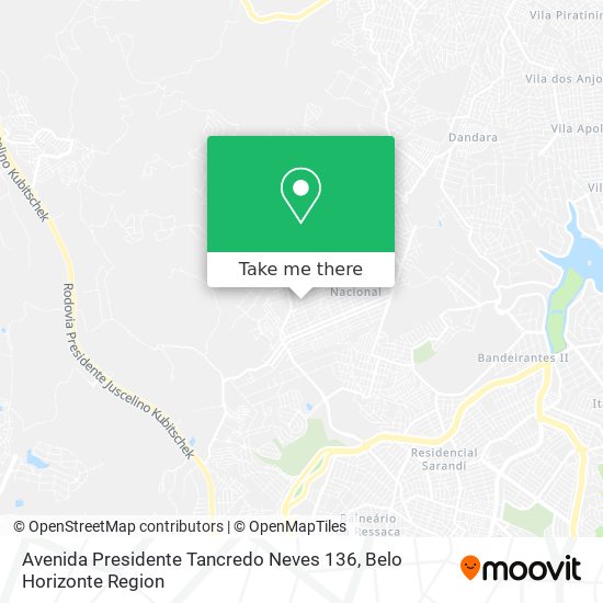 Avenida Presidente Tancredo Neves 136 map