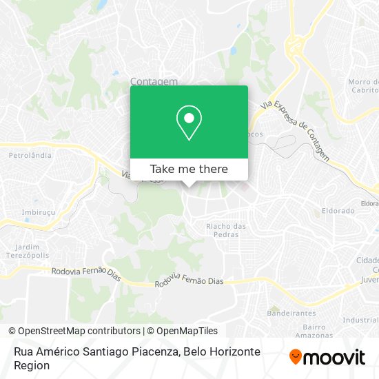 Rua Américo Santiago Piacenza map