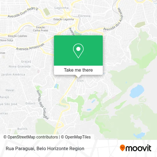 Rua Paraguai map