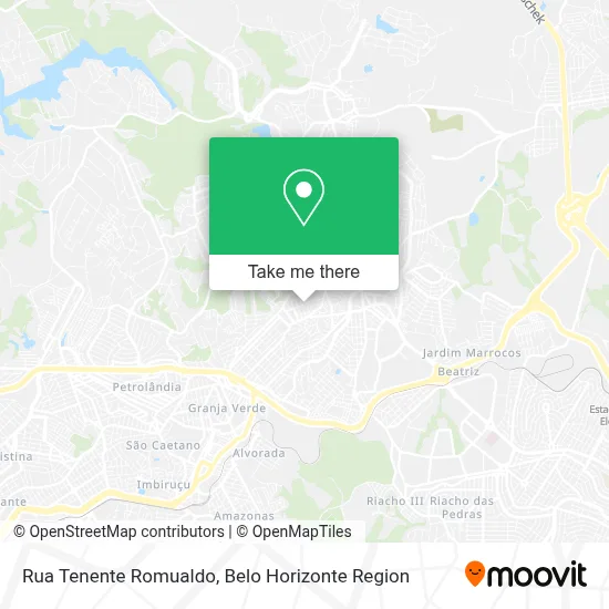 Rua Tenente Romualdo map
