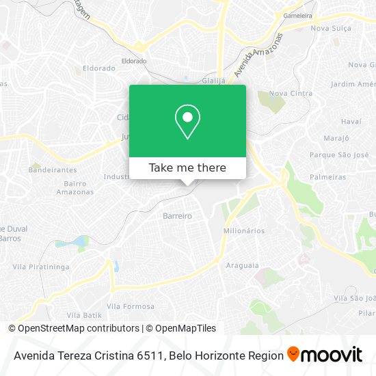 Avenida Tereza Cristina 6511 map