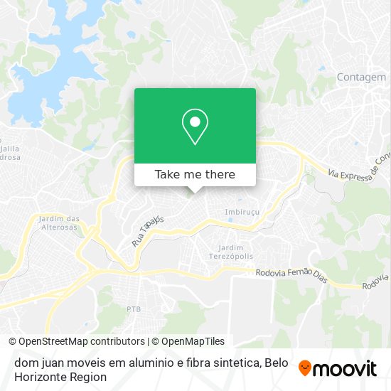 dom juan moveis em aluminio e fibra sintetica map