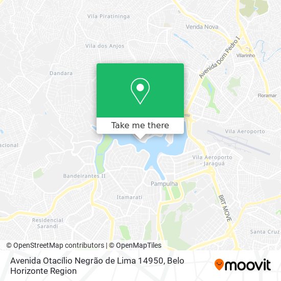 Avenida Otacílio Negrão de Lima 14950 map