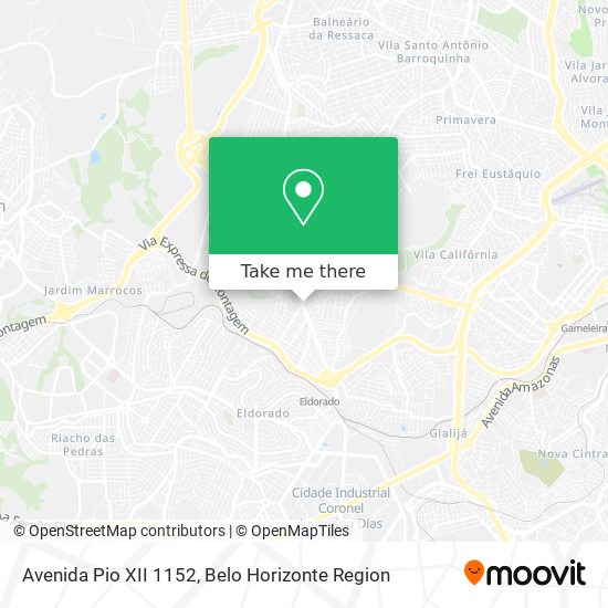 Avenida Pio XII 1152 map