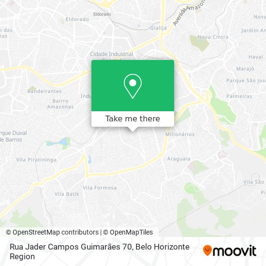 Mapa Rua Jader Campos Guimarães 70