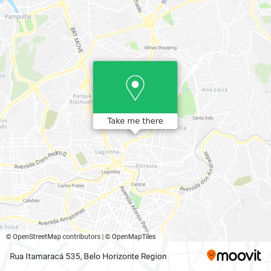 Rua Itamaracá 535 map