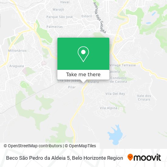 Beco São Pedro da Aldeia 5 map