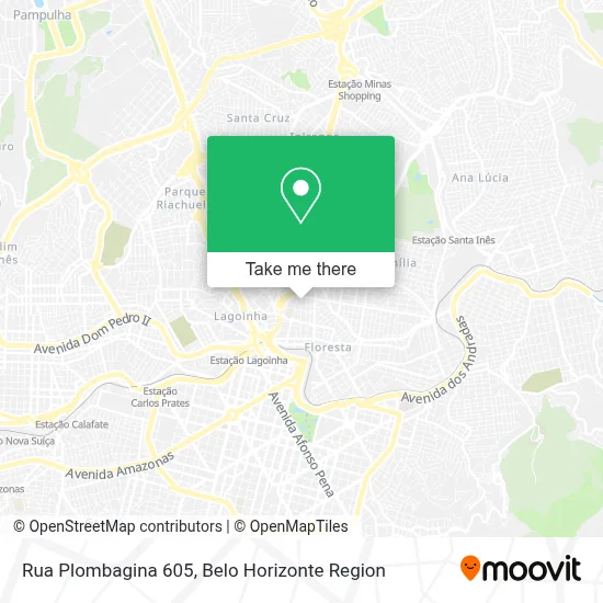 Rua Plombagina 605 map