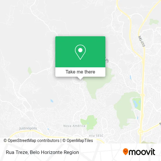 Rua Treze map