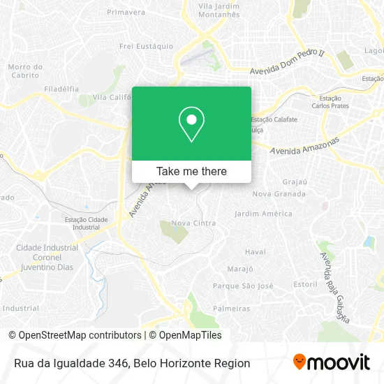 Rua da Igualdade 346 map
