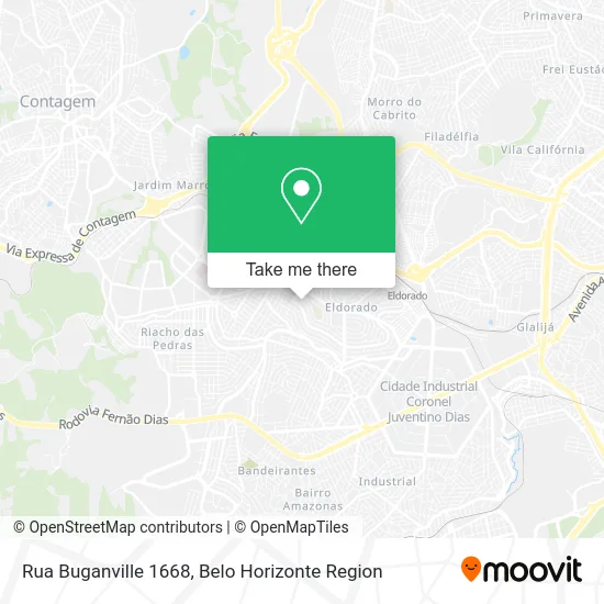 Rua Buganville 1668 map