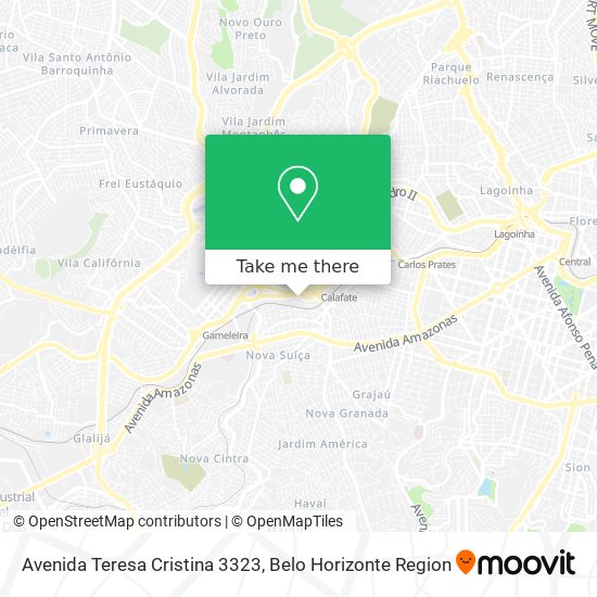 Mapa Avenida Teresa Cristina 3323