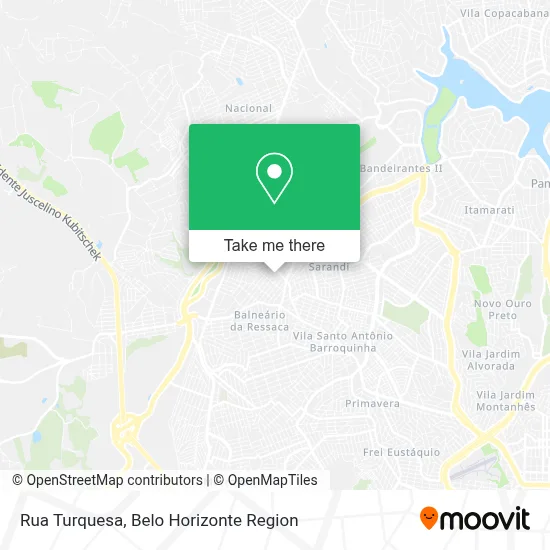 Rua Turquesa map