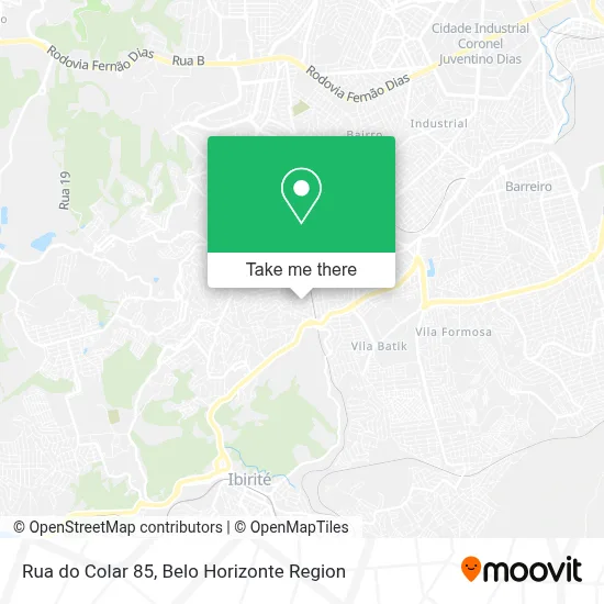 Rua do Colar 85 map