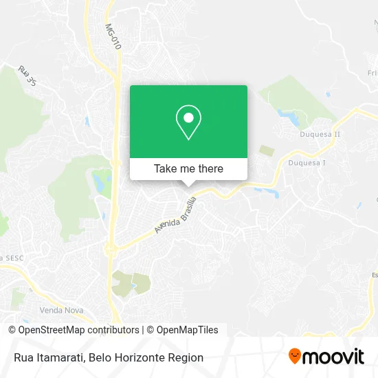 Rua Itamarati map