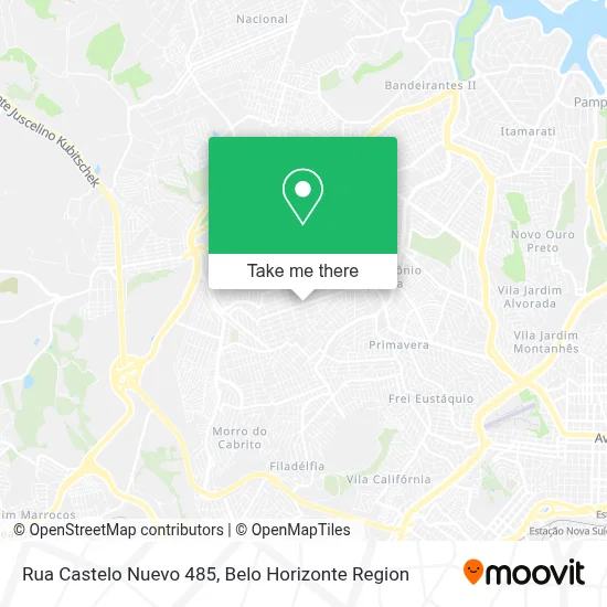 Rua Castelo Nuevo 485 map